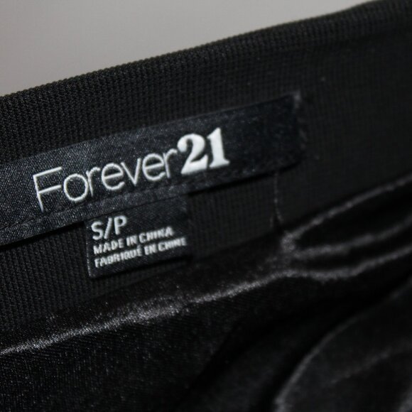 Forever 21 Black Cocktail Prom Party Sweetheart Jeweled Dress Stretch Small EUC - Picture 10 of 16